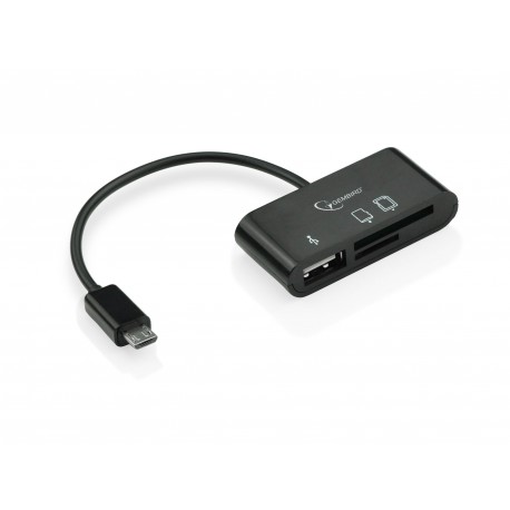 GEMBIRD UHB-OTG-01 MICRO USB CARD READER & OTG