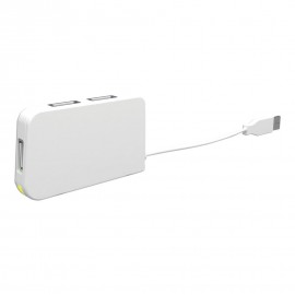 APPROX 4 PORT USB TRAVEL HUB ΛΕΥΚΟ