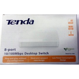 TENDA S108 8-PORT ETHERNET SWITCH  10/100Mbps