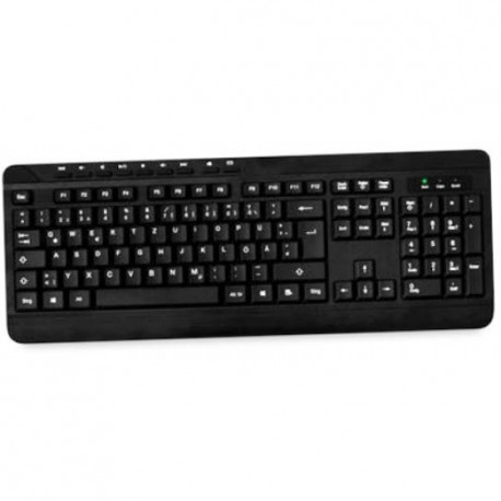 MediaRange Multimedia Keyboard wired black usb