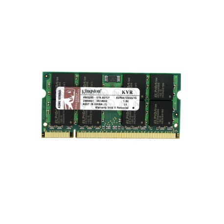 KINGSTON 1GB KVR800D2S5/1G 800MHZ DDR2 SODIMM